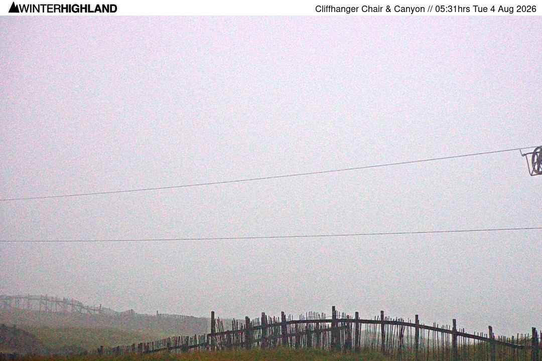 Archived image Webcam Glencoe Mountain - Cliffhanger Chairlift