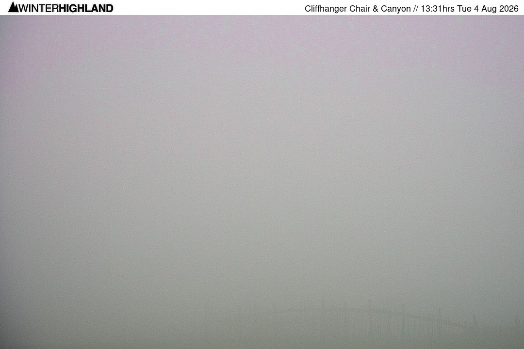 Archived image Webcam Glencoe Mountain - Cliffhanger Chairlift