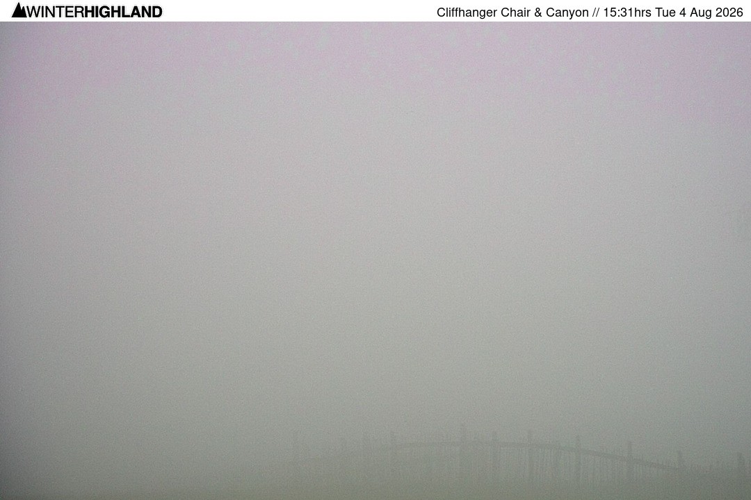 Archived image Webcam Glencoe Mountain - Cliffhanger Chairlift