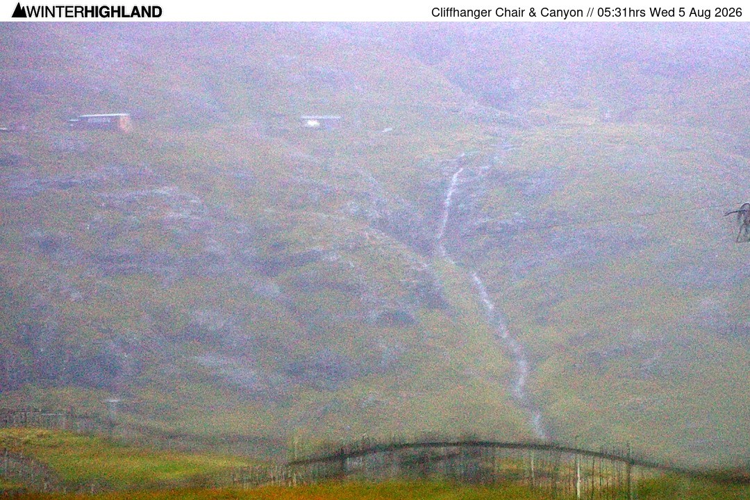 Archived image Webcam Glencoe Mountain - Cliffhanger Chairlift