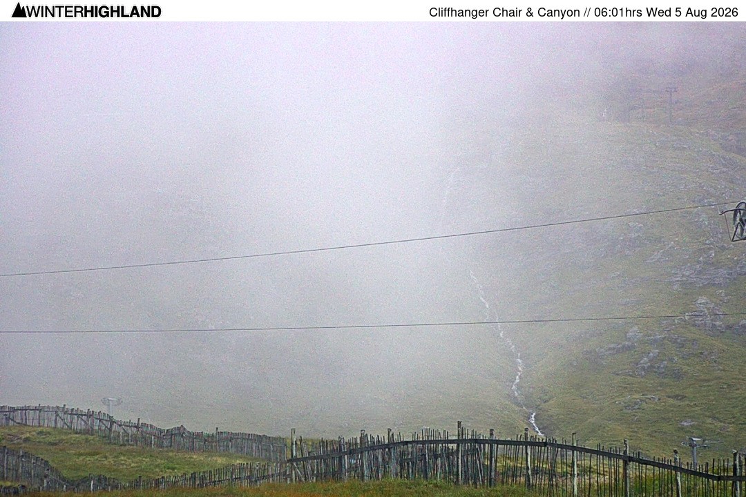 Archived image Webcam Glencoe Mountain - Cliffhanger Chairlift