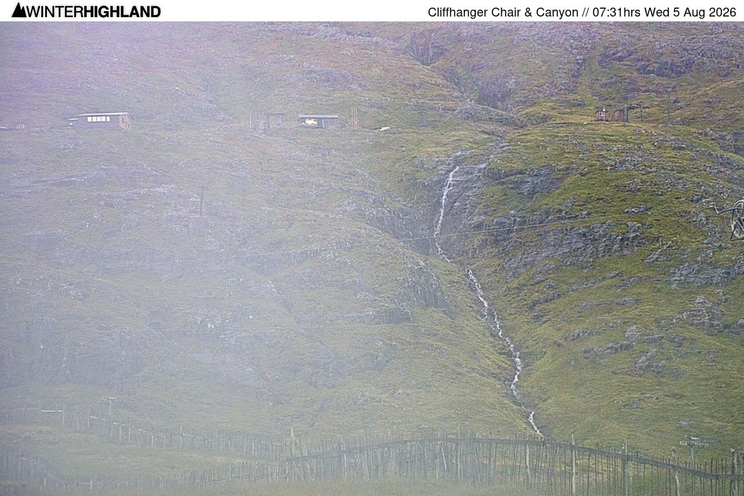 Archived image Webcam Glencoe Mountain - Cliffhanger Chairlift