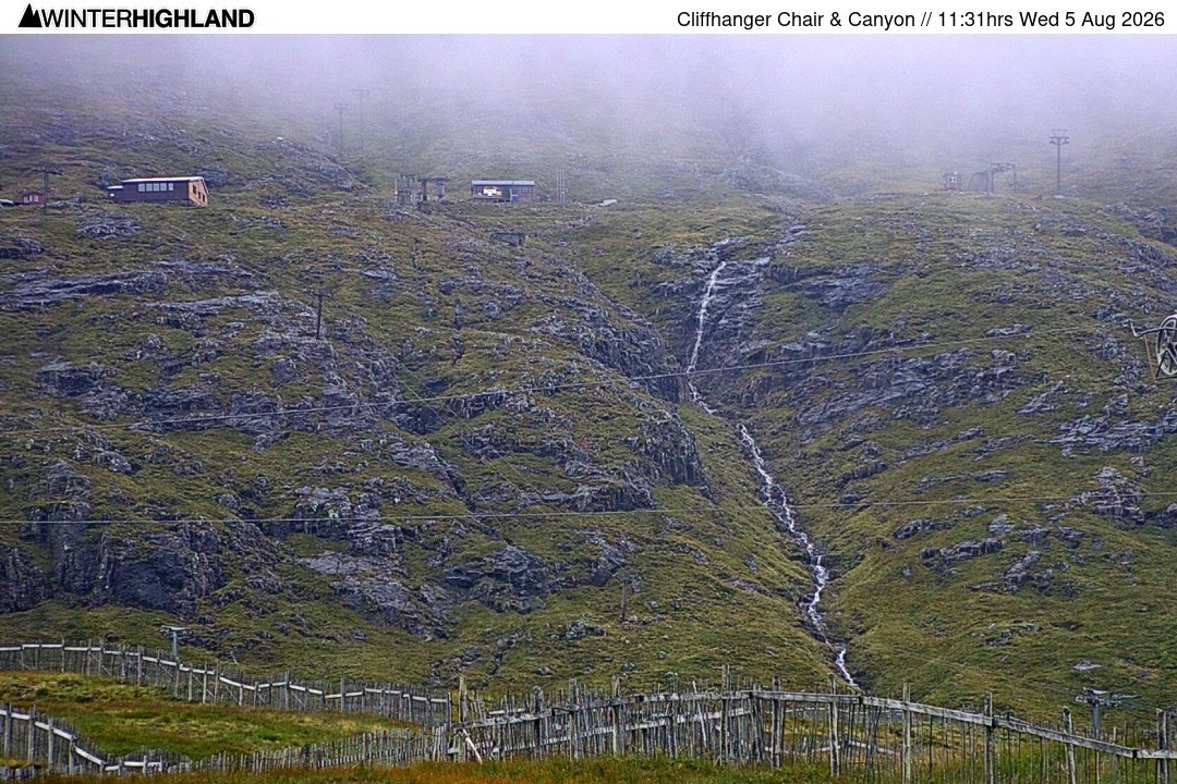 Archived image Webcam Glencoe Mountain - Cliffhanger Chairlift