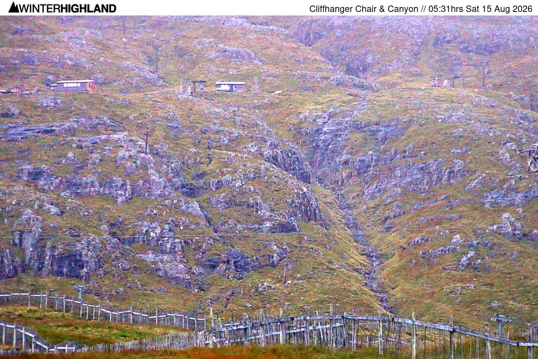 Archived image Webcam Glencoe Mountain - Cliffhanger Chairlift
