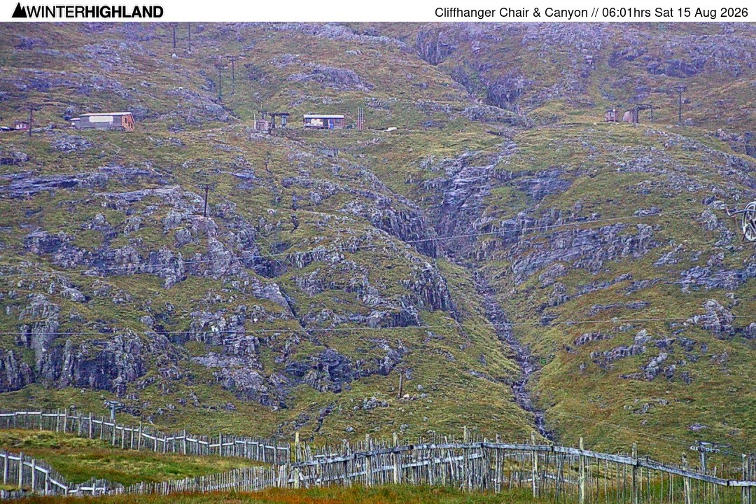 Archived image Webcam Glencoe Mountain - Cliffhanger Chairlift