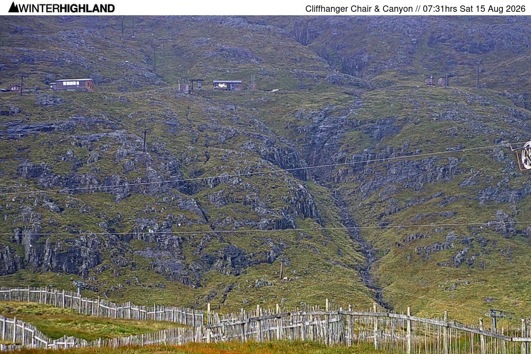 Archived image Webcam Glencoe Mountain - Cliffhanger Chairlift