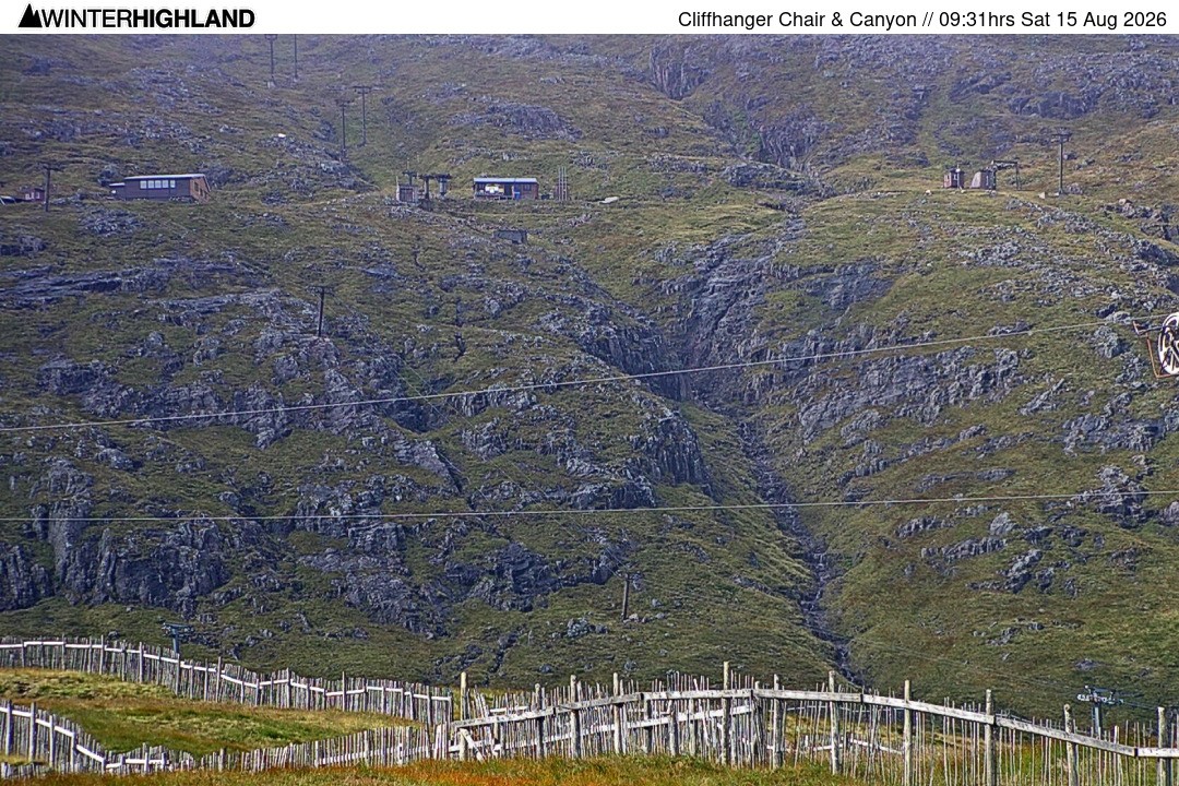 Archived image Webcam Glencoe Mountain - Cliffhanger Chairlift