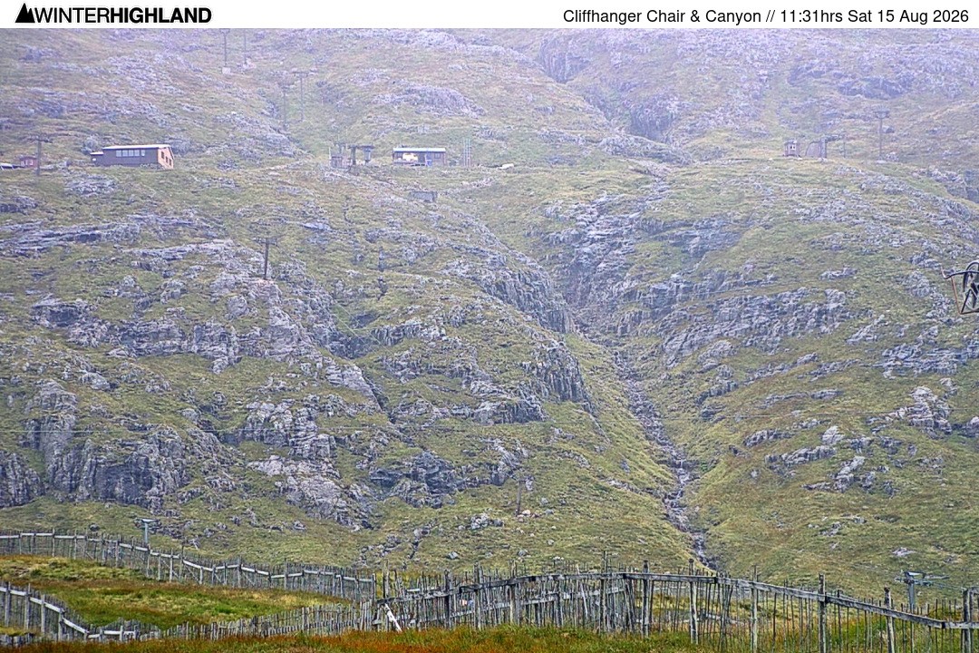 Archived image Webcam Glencoe Mountain - Cliffhanger Chairlift