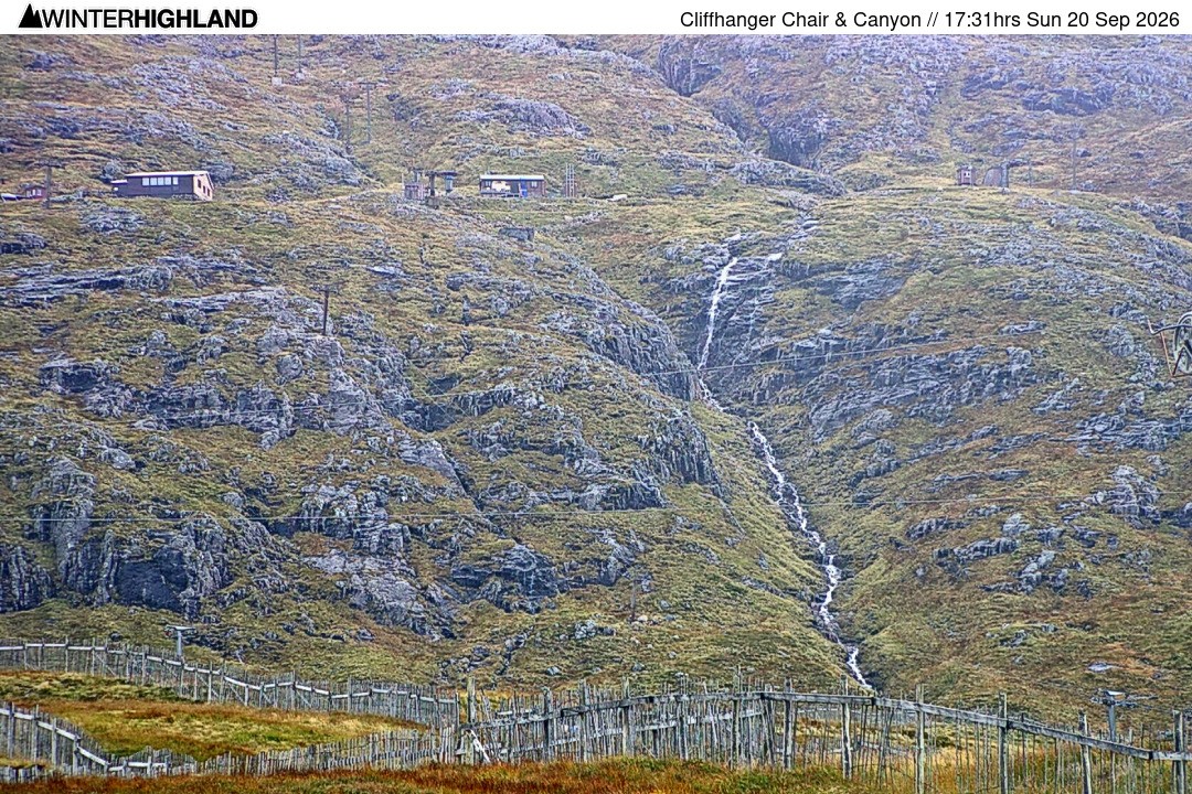 Archived image Webcam Glencoe Mountain - Cliffhanger Chairlift