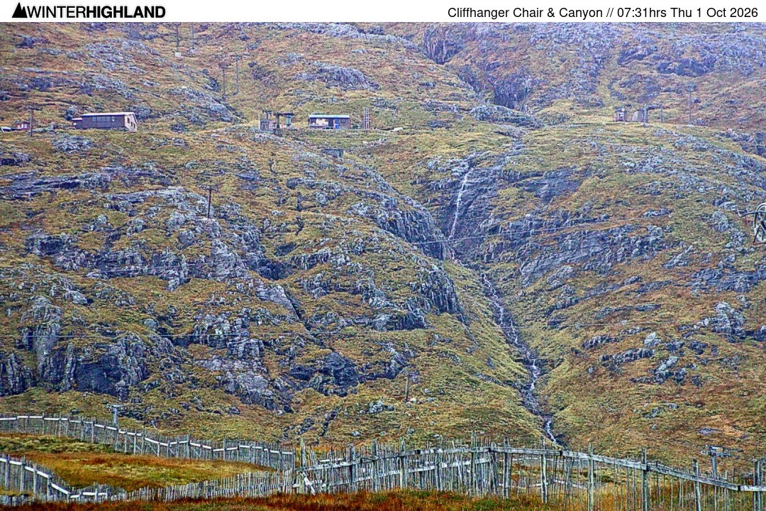 Archived image Webcam Glencoe Mountain - Cliffhanger Chairlift