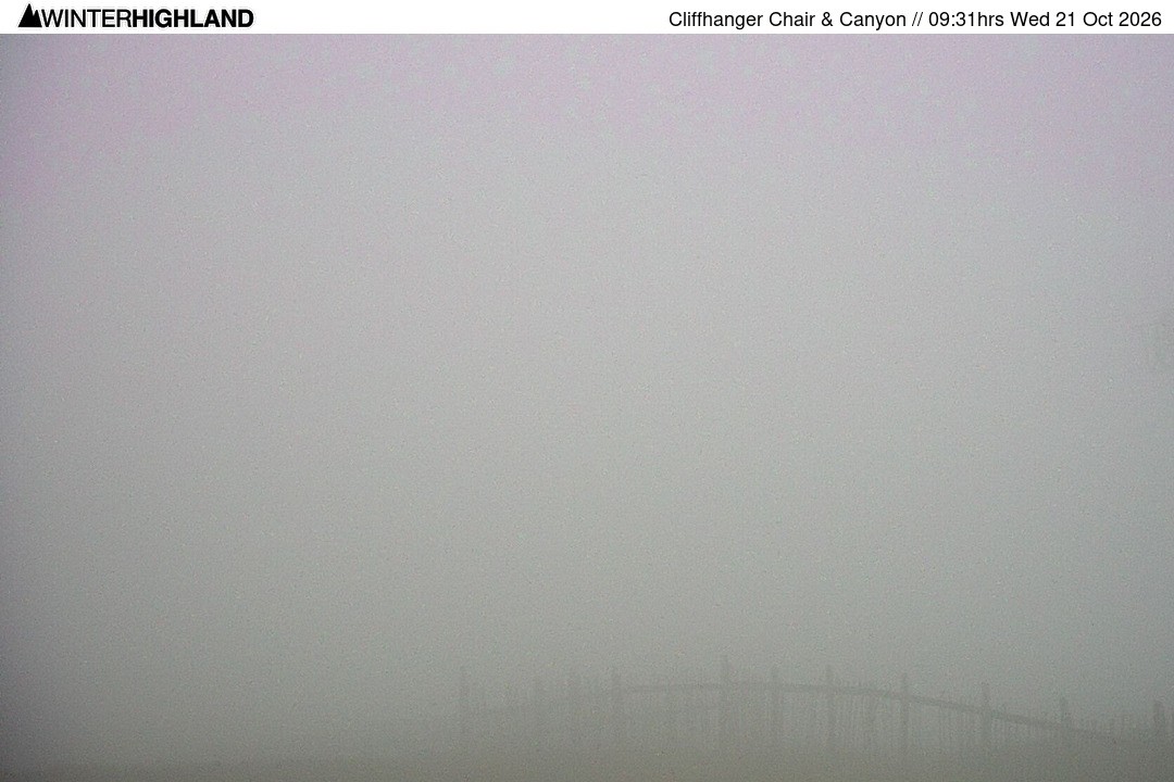 Archived image Webcam Glencoe Mountain - Cliffhanger Chairlift