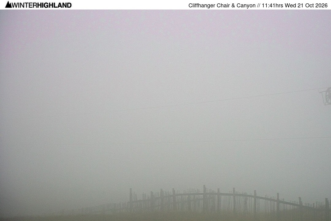 Archived image Webcam Glencoe Mountain - Cliffhanger Chairlift