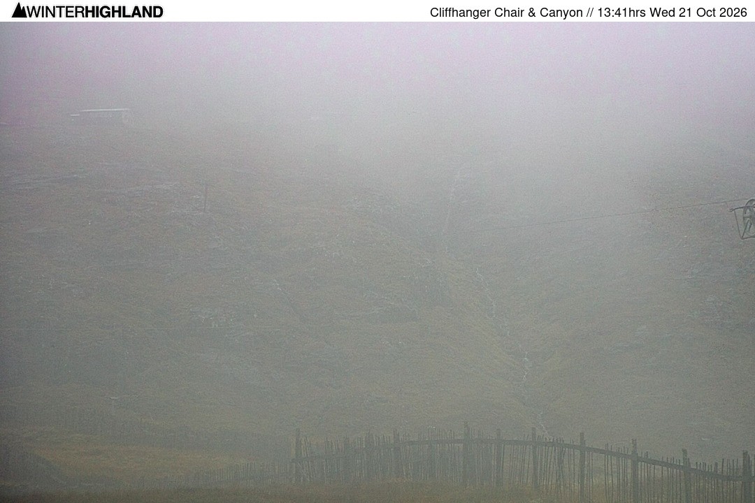 Archived image Webcam Glencoe Mountain - Cliffhanger Chairlift