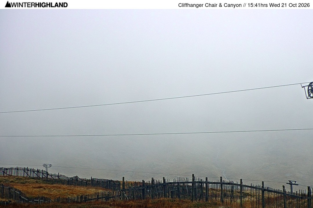 Archived image Webcam Glencoe Mountain - Cliffhanger Chairlift