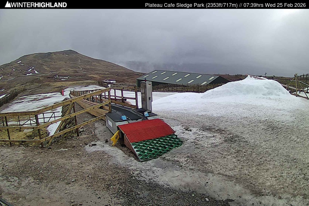 Archiv Foto Webcam Glencoe Mountain (Schottland) - Plateau Cafe