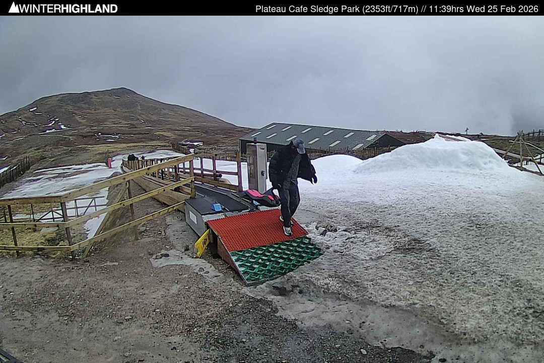 Archiv Foto Webcam Glencoe Mountain (Schottland) - Plateau Cafe