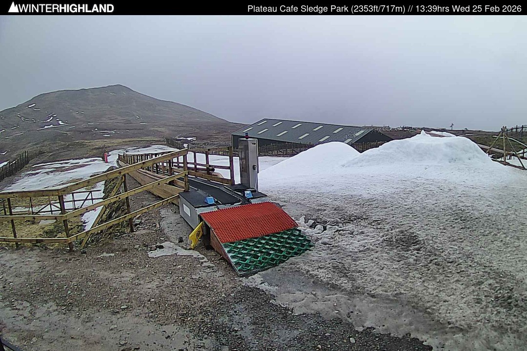 Archiv Foto Webcam Glencoe Mountain (Schottland) - Plateau Cafe