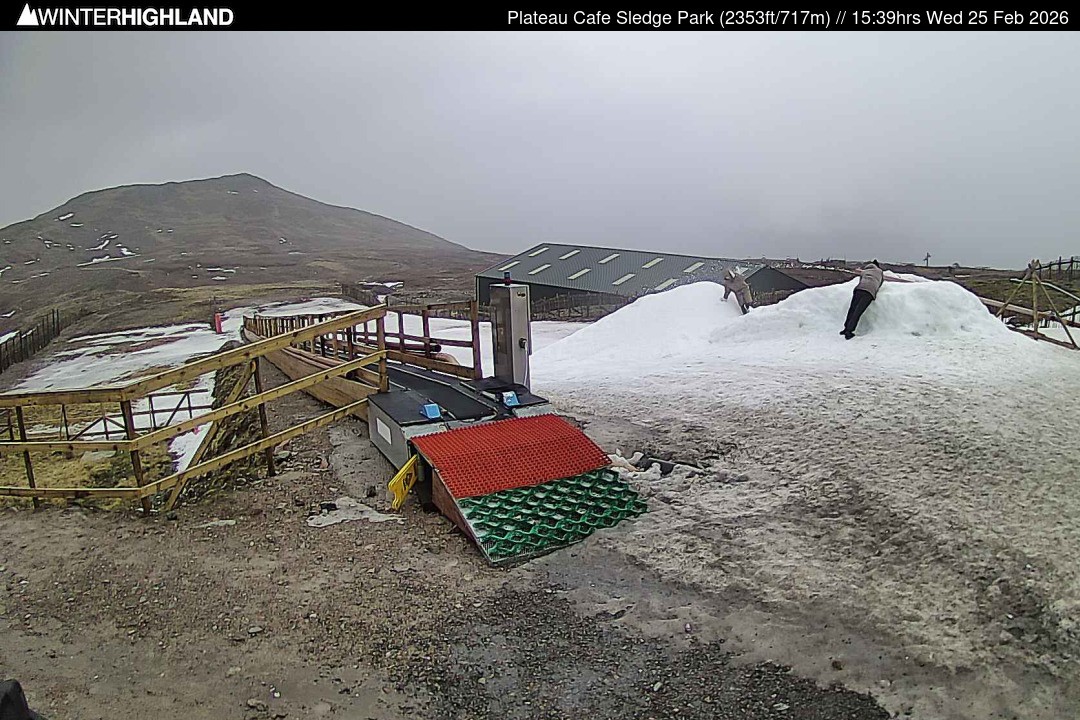 Archiv Foto Webcam Glencoe Mountain (Schottland) - Plateau Cafe