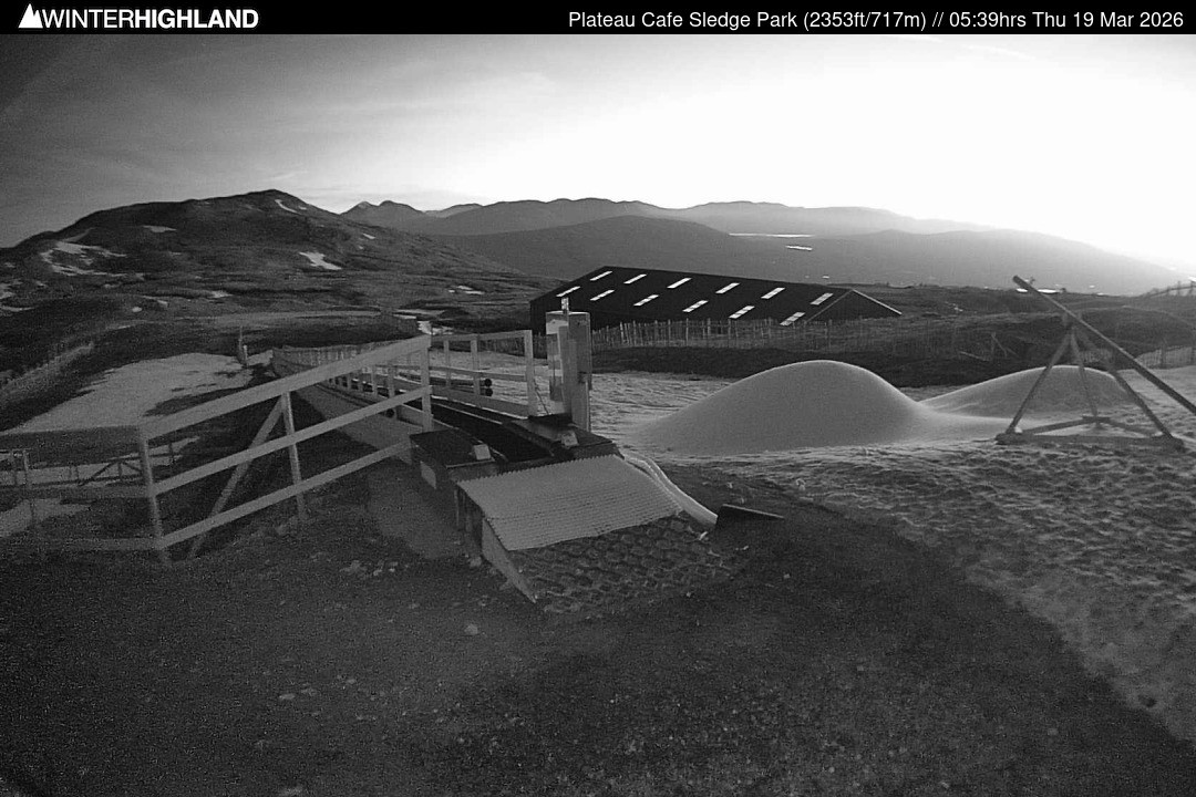 Archiv Foto Webcam Glencoe Mountain (Schottland) - Plateau Cafe