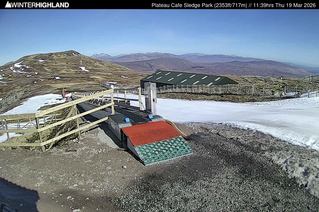 Archiv Foto Webcam Glencoe Mountain (Schottland) - Plateau Cafe