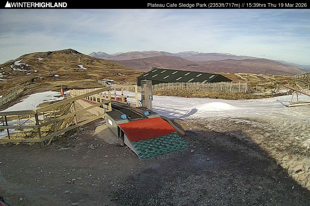 Archiv Foto Webcam Glencoe Mountain (Schottland) - Plateau Cafe