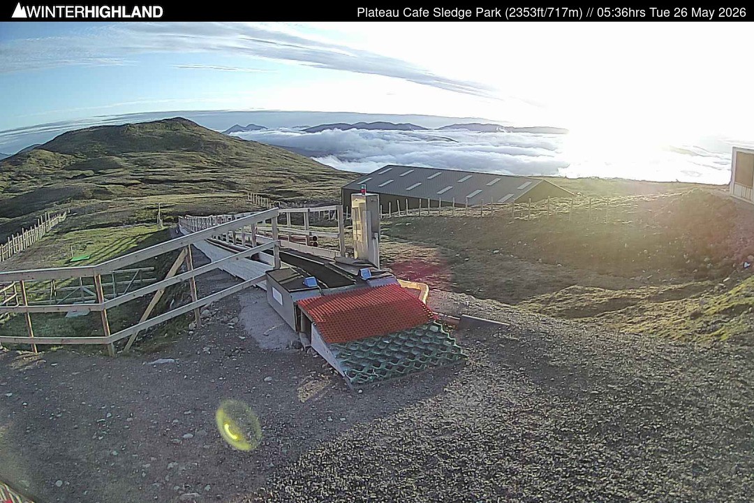 Archiv Foto Webcam Glencoe Mountain (Schottland) - Plateau Cafe