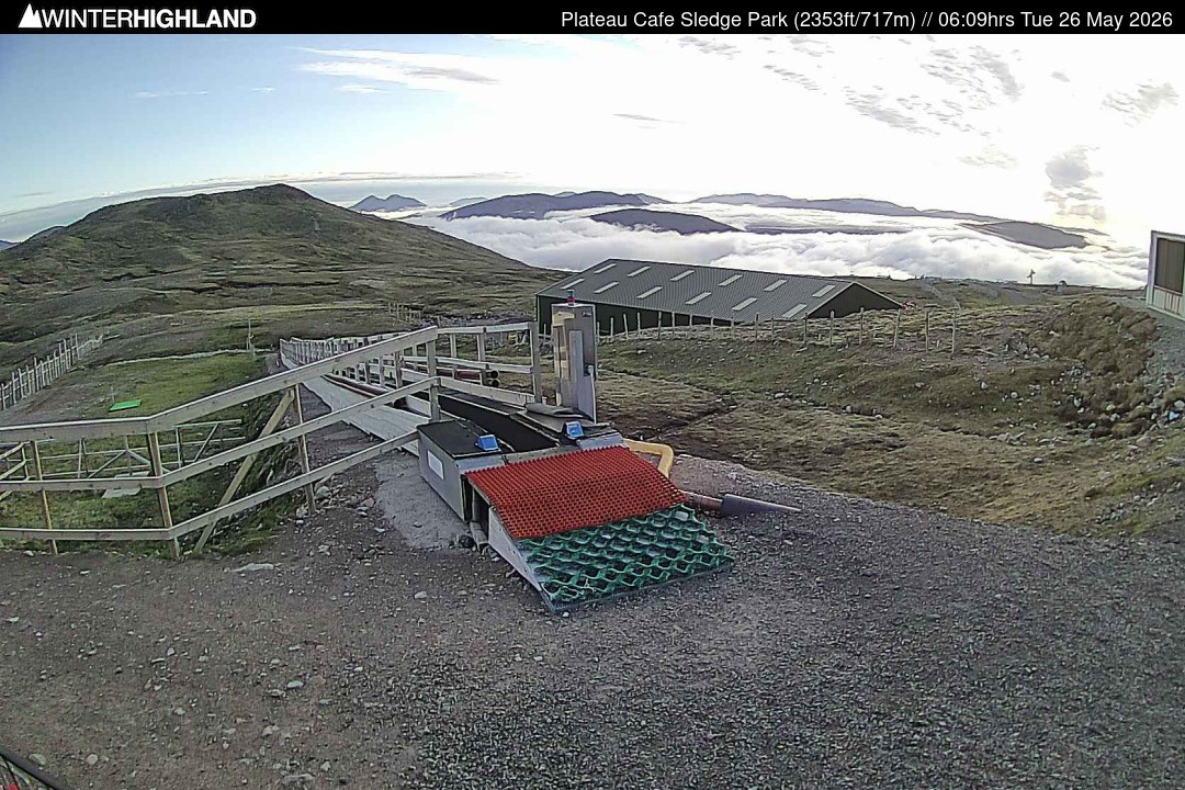 Archiv Foto Webcam Glencoe Mountain (Schottland) - Plateau Cafe