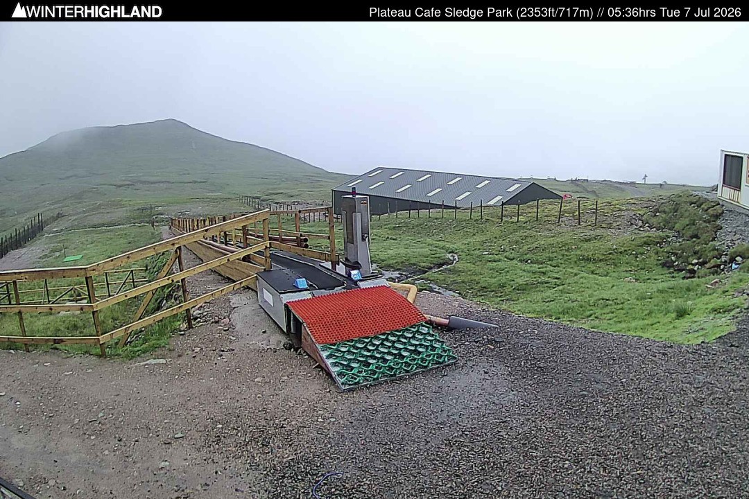Archiv Foto Webcam Glencoe Mountain (Schottland) - Plateau Cafe