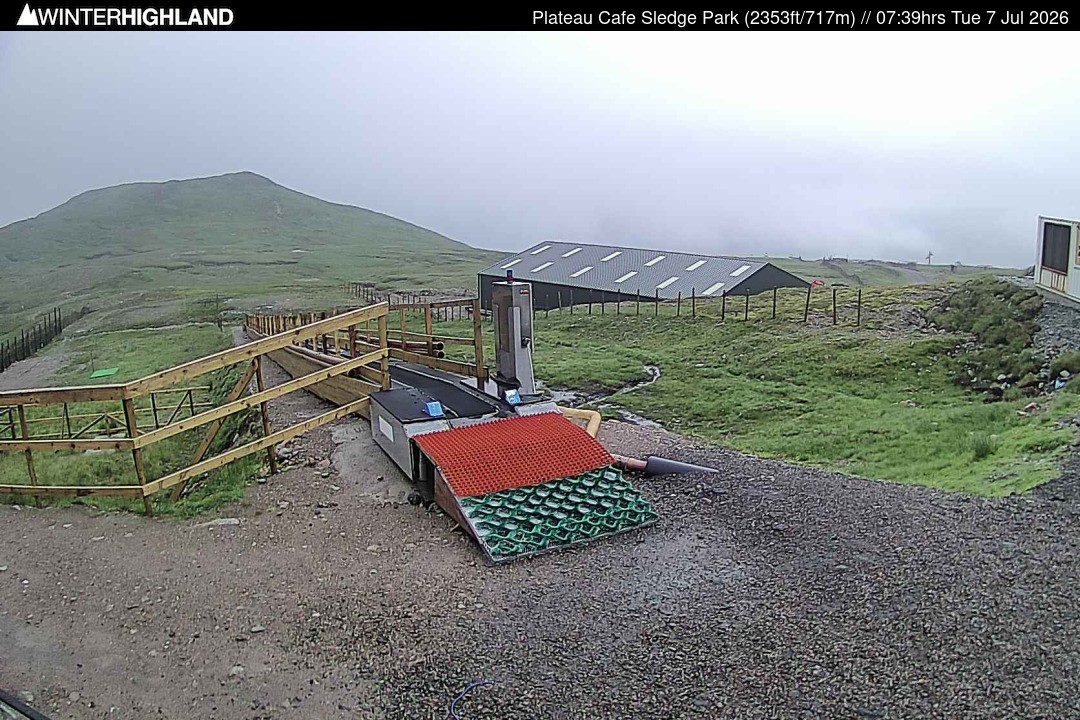 Archiv Foto Webcam Glencoe Mountain (Schottland) - Plateau Cafe