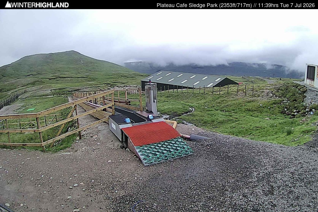 Archiv Foto Webcam Glencoe Mountain (Schottland) - Plateau Cafe