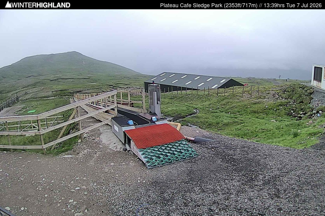 Archiv Foto Webcam Glencoe Mountain (Schottland) - Plateau Cafe