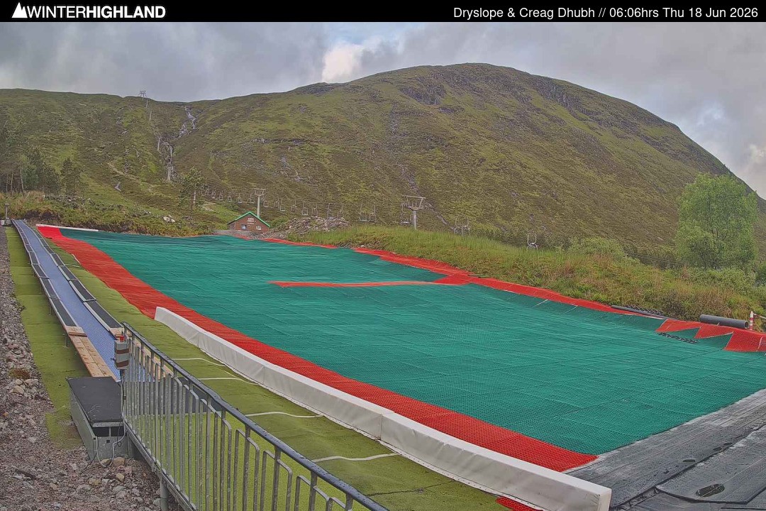 Archived image Webcam Glencoe Mountain - Dry Slope
