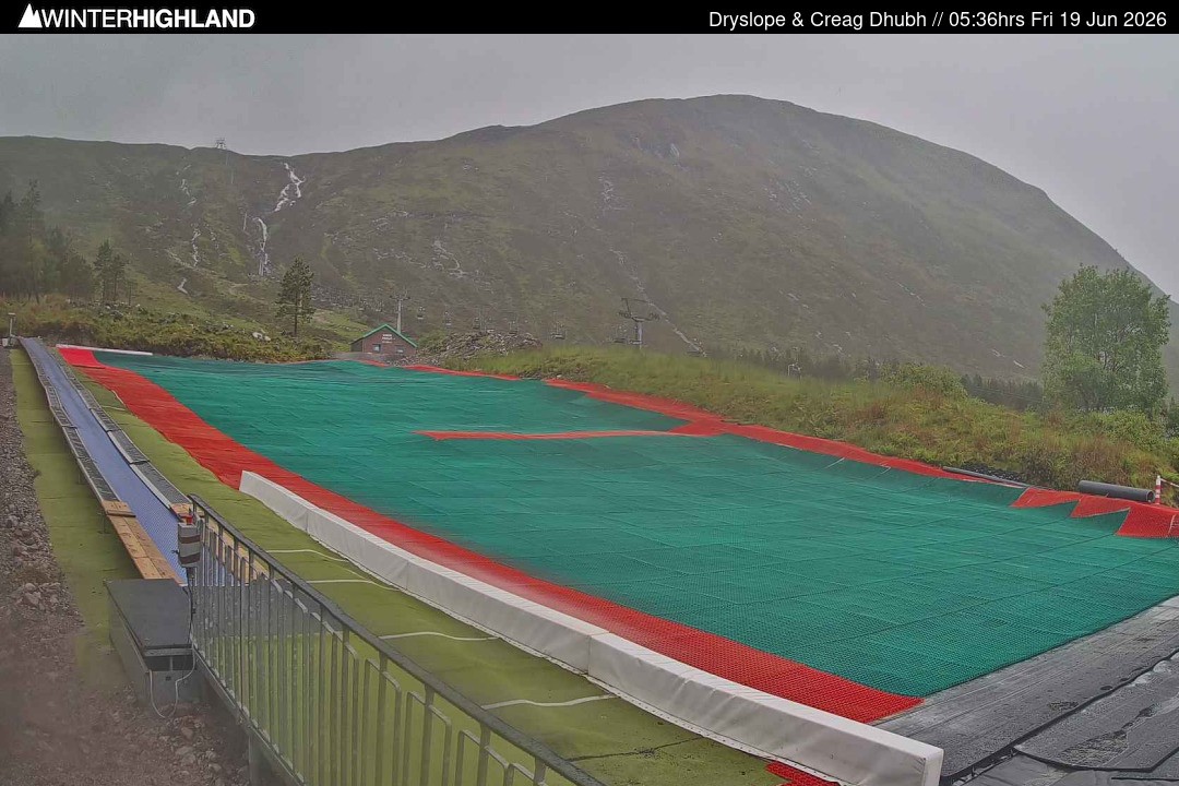 Archived image Webcam Glencoe Mountain - Dry Slope