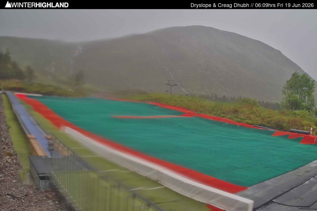 Archived image Webcam Glencoe Mountain - Dry Slope