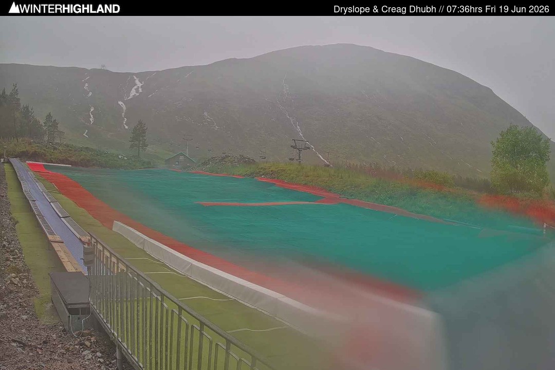 Archived image Webcam Glencoe Mountain - Dry Slope