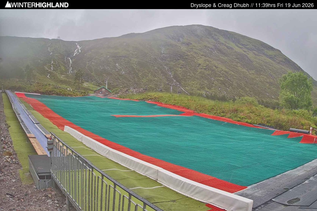 Archived image Webcam Glencoe Mountain - Dry Slope
