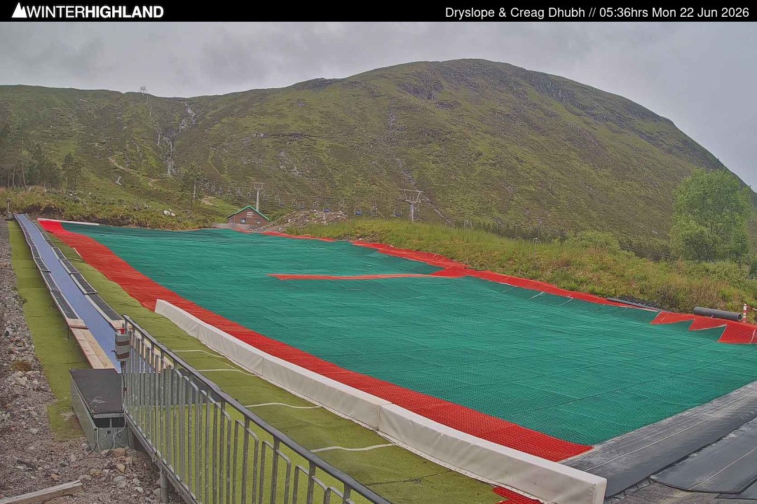 Archived image Webcam Glencoe Mountain - Dry Slope