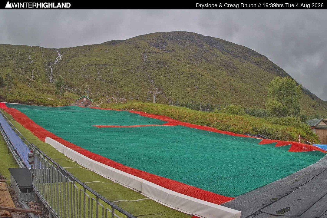 Archived image Webcam Glencoe Mountain - Dry Slope