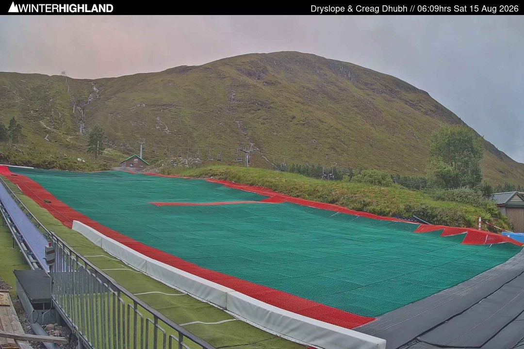Archived image Webcam Glencoe Mountain - Dry Slope