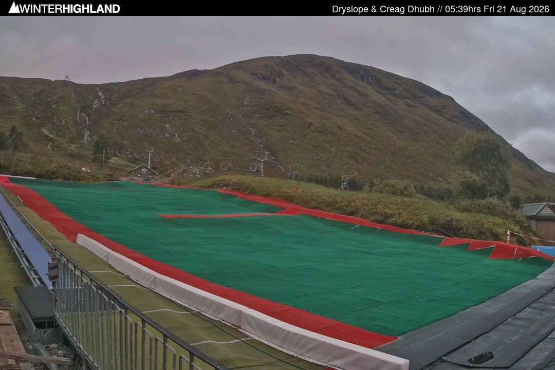 Archived image Webcam Glencoe Mountain - Dry Slope