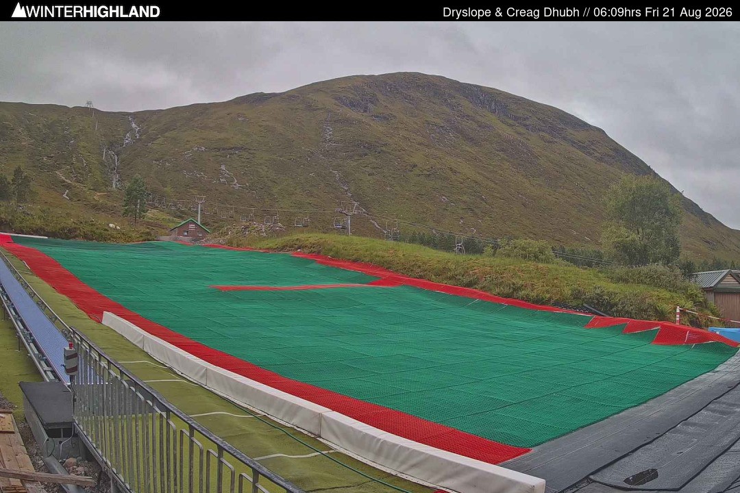 Archived image Webcam Glencoe Mountain - Dry Slope