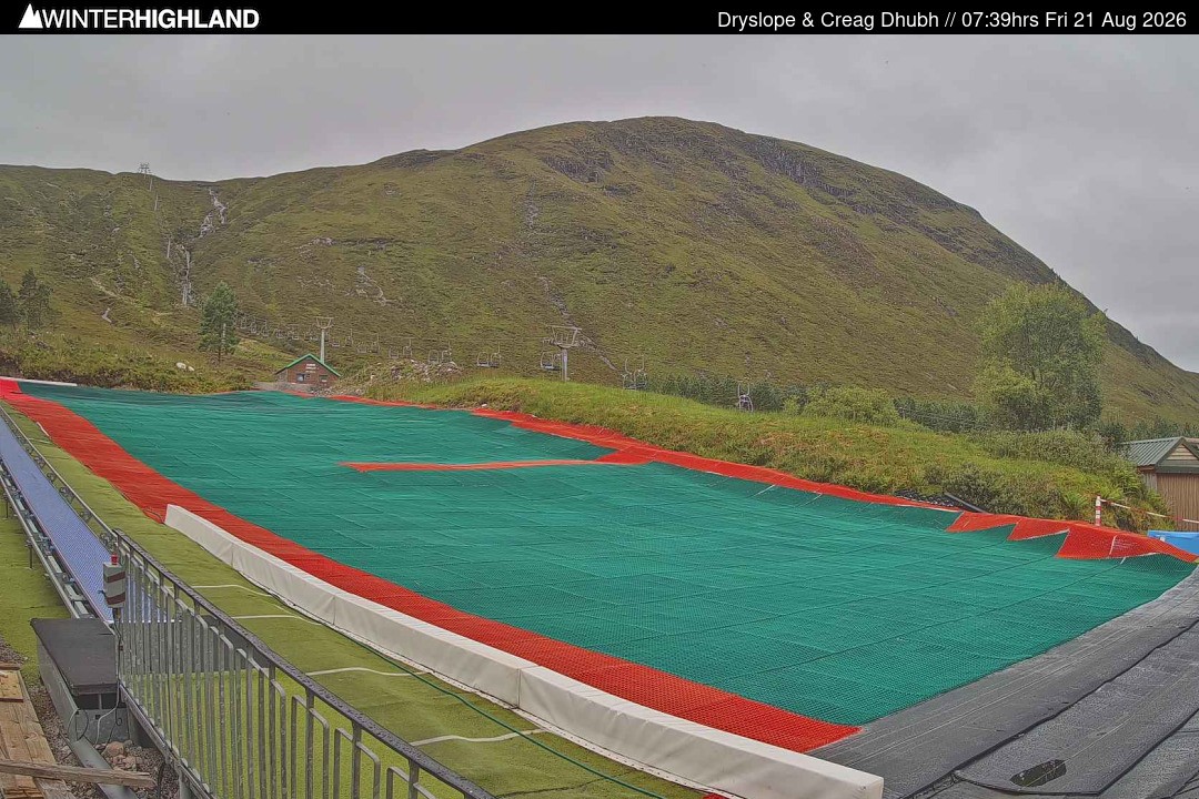Archived image Webcam Glencoe Mountain - Dry Slope