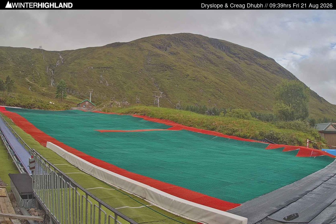 Archived image Webcam Glencoe Mountain - Dry Slope