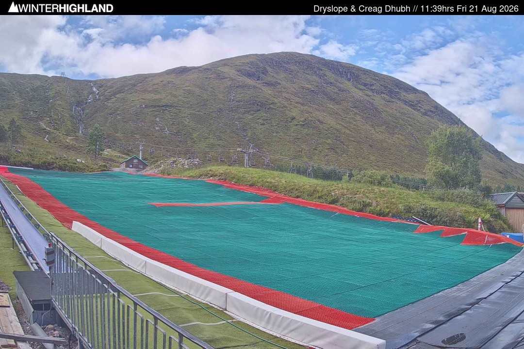 Archived image Webcam Glencoe Mountain - Dry Slope