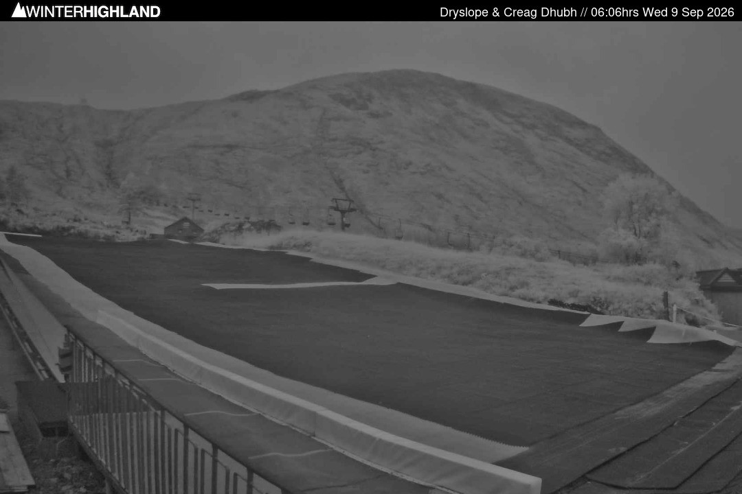 Archiv Foto Webcam Glencoe Mountain - Trocken-Skipiste