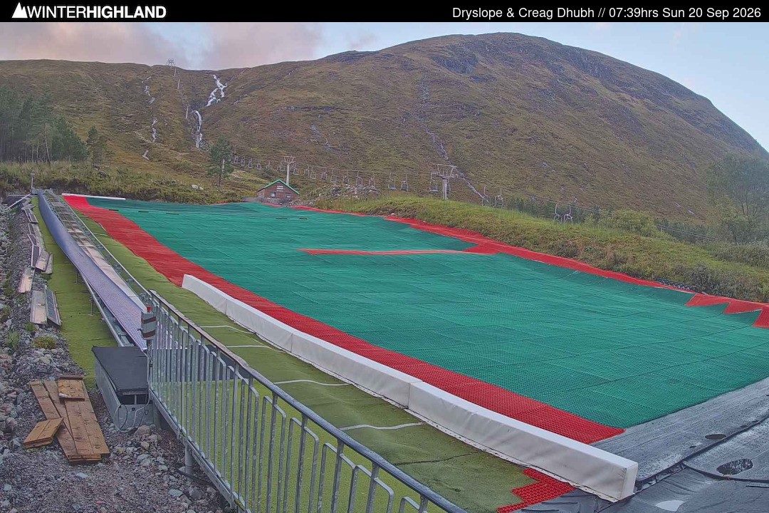 Archived image Webcam Glencoe Mountain - Dry Slope