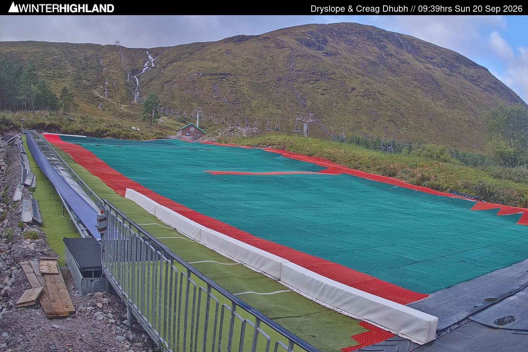 Archived image Webcam Glencoe Mountain - Dry Slope