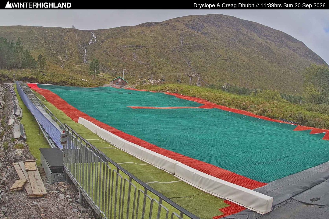 Archived image Webcam Glencoe Mountain - Dry Slope