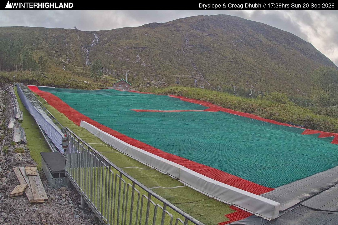 Archived image Webcam Glencoe Mountain - Dry Slope