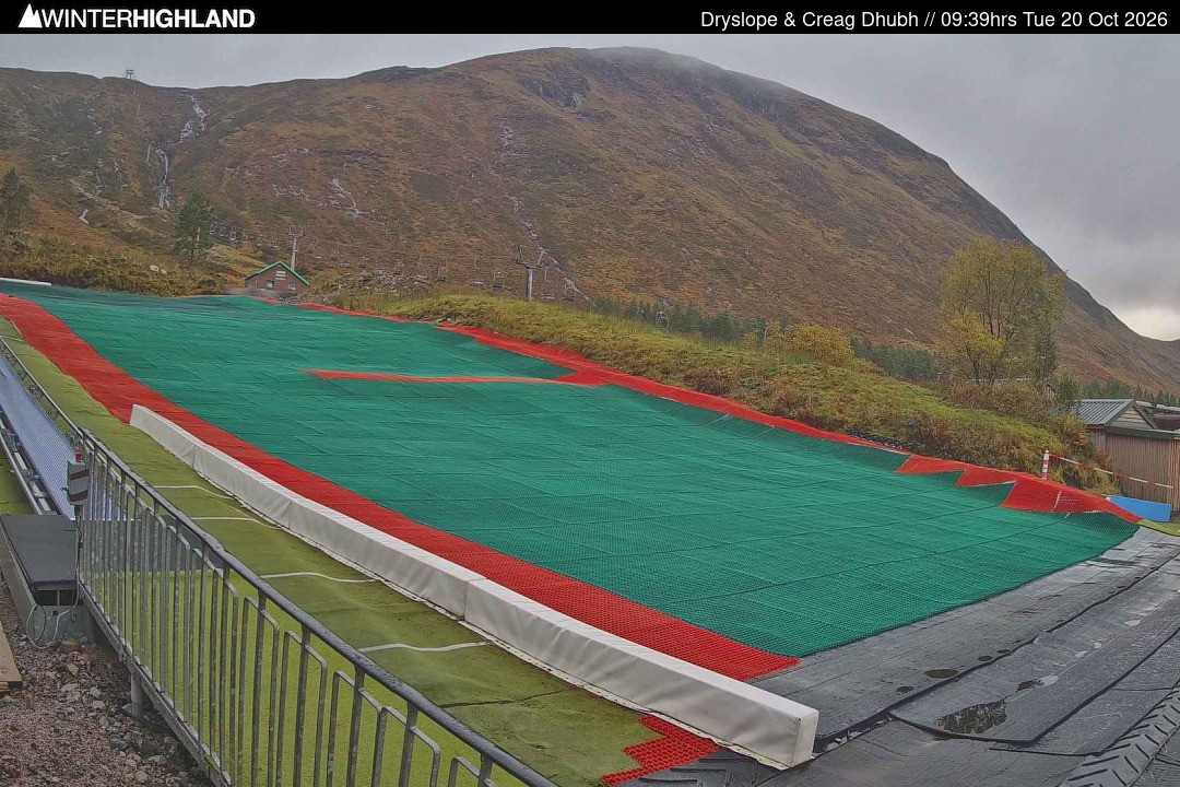 Archived image Webcam Glencoe Mountain - Dry Slope